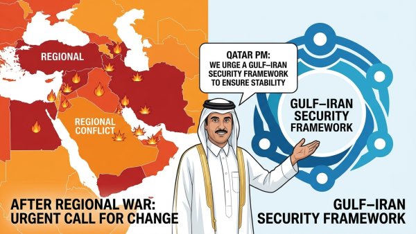 Qatar PM Urges Gulf–Iran Security Framework After Regional War