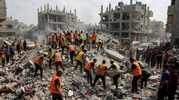 Gaza Search Teams Recover Remains of 101 People from Rubble