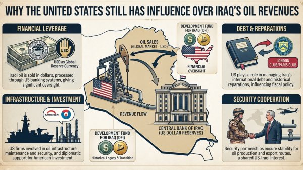 Why the United States Still Has Influence over Iraq’s Oil Revenues