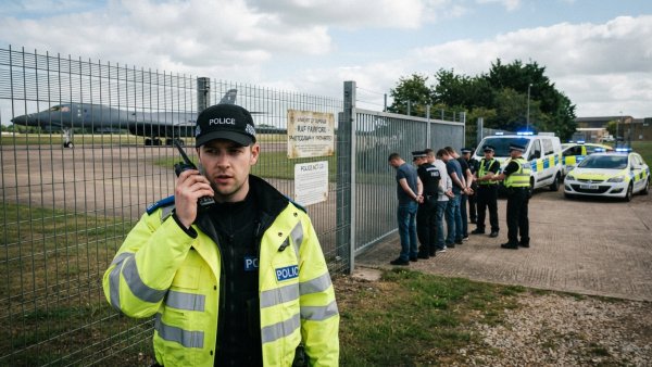 RAF Fairford Suspect Reportedly Called Police Before Five Men Were Arrested