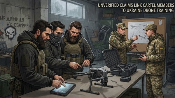 Unverified Claims Link Cartel Members to Ukraine Drone Training