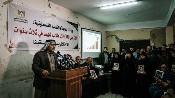 Palestinian Ministry Says More Than 20,000 Students Killed in Three Years