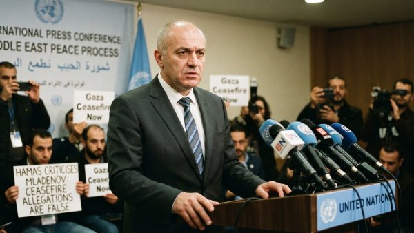 Hamas Criticises Mladenov Over Response to Gaza Ceasefire Allegations
