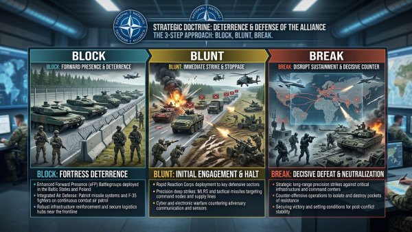 NATO Outlines “Block, Blunt, Break” Approach to Deterring a Russian Attack