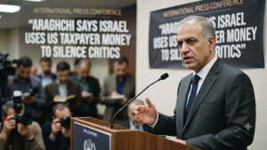Araghchi Says Israel Uses US Taxpayer Money to Silence Critics