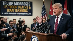 Trump Blames Jordan After Deaths of US Troops Amid Iran Conflict Tensions