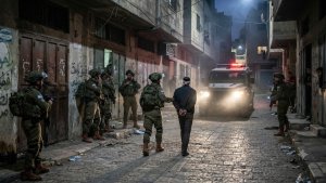 Israeli Forces Raid Homes in Nablus Area, Arrest Dozens of Palestinians