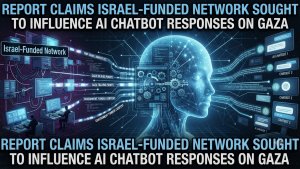 Report Claims Israel-Funded Network Sought to Influence AI Chatbot Responses on Gaza