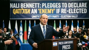 Naftali Bennett Pledges to Declare Qatar an ‘Enemy’ if Re-Elected