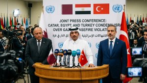 Qatar, Egypt and Turkey Condemn Israel Over Gaza Ceasefire Violations