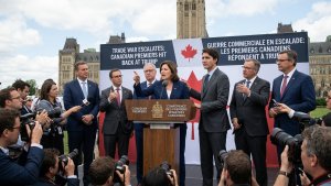 Canadian Premiers Hit Back at Trump as Trade War Escalates