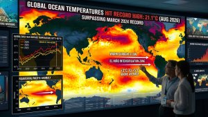 Global Ocean Temperatures Hit Record High as El Niño Intensifies