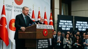 Erdogan Warns Israel Over Syria as Turkey Rejects Israeli ‘Red Lines’