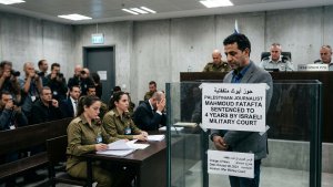 Palestinian Journalist Mahmoud Fatafta Sentenced to 4 Years by Israeli Military Court