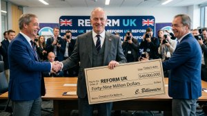 Second Crypto Billionaire Gives Record $49m to Reform UK