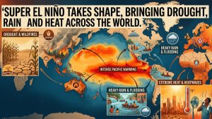Super El Niño Takes Shape, Bringing Drought, Rain and Heat Across the World