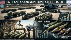 US Plans $2.8bn Sale of 60,000 Heavy Bombs and Warheads to Israel