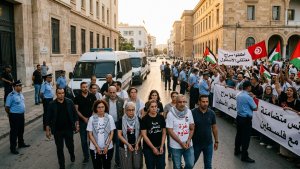 Tunisia Detains 15 After Protest Demanding Release of Gaza Flotilla Activists