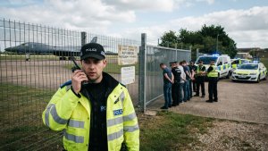 RAF Fairford Suspect Reportedly Called Police Before Five Men Were Arrested