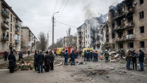 Five Killed as Russia and Ukraine Trade Strikes