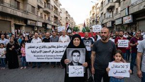 Syrian Families in Damascus Demand Release of Relatives Held by Israel