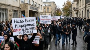 Azerbaijan Hijab Rules Trigger School Protests and Reported Arrests